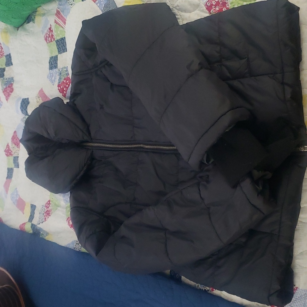 Hurley Women's Size Medium Black Quilted Puffer Coat